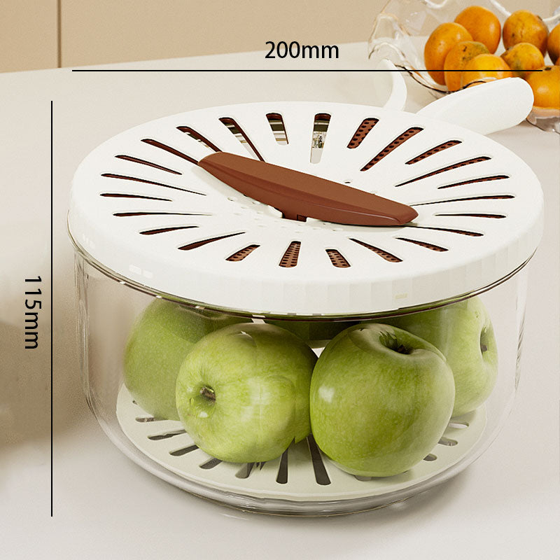 2-in-1 Draining and Preservation Basket: Simplify Washing & Storing